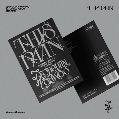 정한X원우 (Jeonghan X Wonwoo) 1st Single Album ‘THIS MAN’ Weverse Albums Ver.