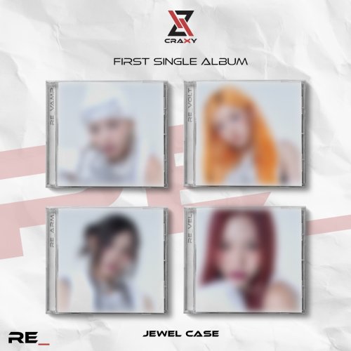 CRAXY (크랙시) - 싱글 1집 [RE_] 쥬얼케이스버전 (4종 세트)