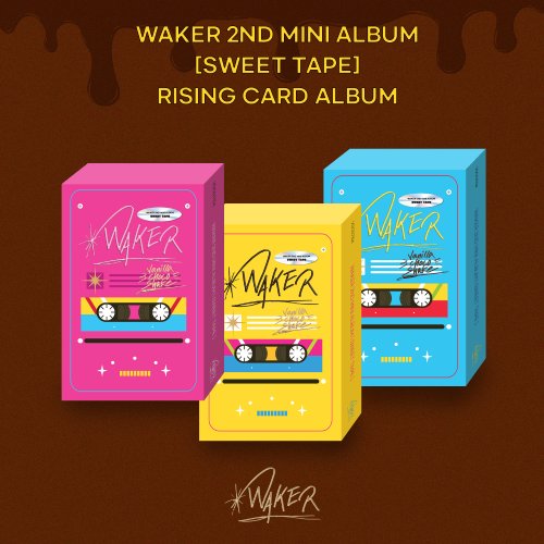 WAKER - Sweet Tape [RISING CARD ALBUM] 3종 세트