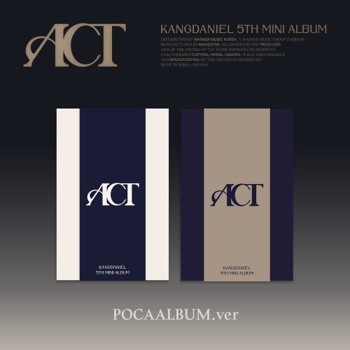 강다니엘 (KANGDANIEL) - ACT (POCA ALBUM) (A VER., B VER.) 2종 세트