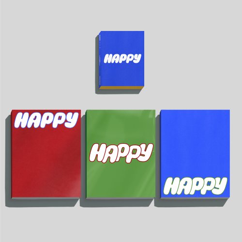 진 - Jin 1st Solo Album 'Happy' [버전 3종 세트 + Weverse Albums ver.]