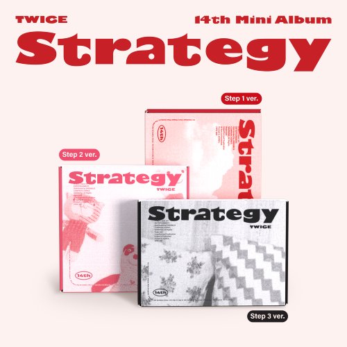 트와이스 (TWICE) - 미니 14집 [STRATEGY](Step1 ver. / Step2 ver. / Step3 ver.)