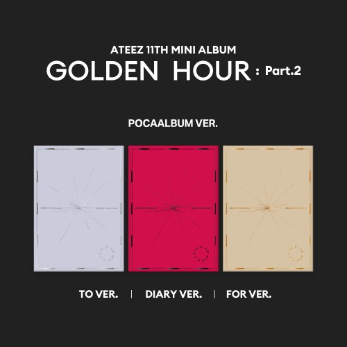 ATEEZ(에이티즈) - [GOLDEN HOUR : Part.2][POCAALBUM VER.] (3종 세트)