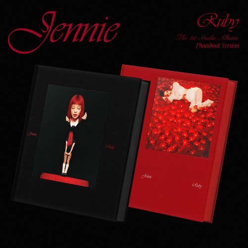 제니 (JENNIE) - The 1st Studio Album [Ruby] (Photobook) 랜덤