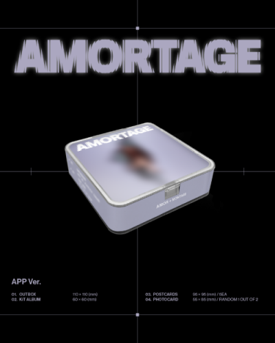 지수 (JISOO) - Mini Album [AMORTAGE] APP Ver
