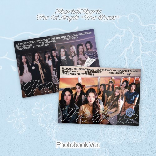 Hearts2Hearts - 싱글 1집 [The Chase] (Photobook Ver.) 2종 세트