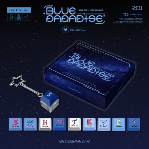 제로베이스원 (ZEROBASEONE) - 미니5집 [BLUE PARADISE] Key Cap Ver.