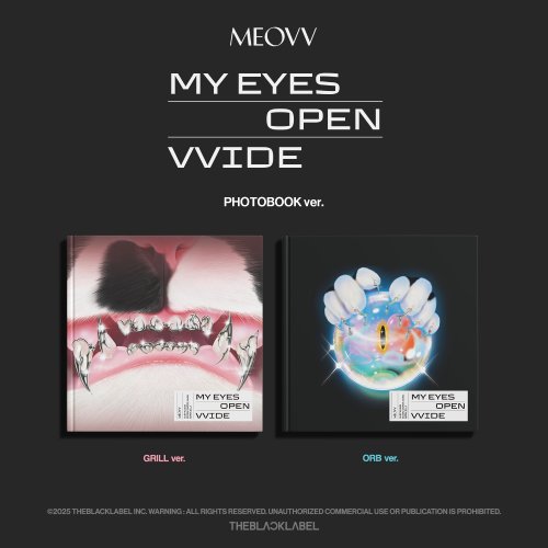 MEOVV (미야오) - 1st EP ALBUM \'MY EYES OPEN VVIDE\' (PHOTOBOOK ver.) 2종 세트