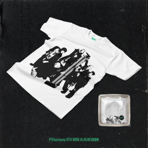피원하모니 (P1Harmony) - 미니 8집 [DUH!] Plain White T Ver. (한정반)